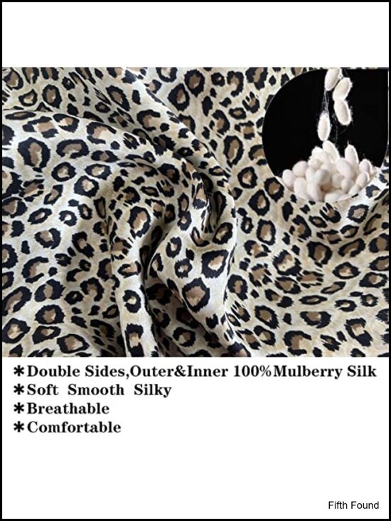 Mulberry Silk Double Layer Sleep Cap Adjustable Tie Bonnet